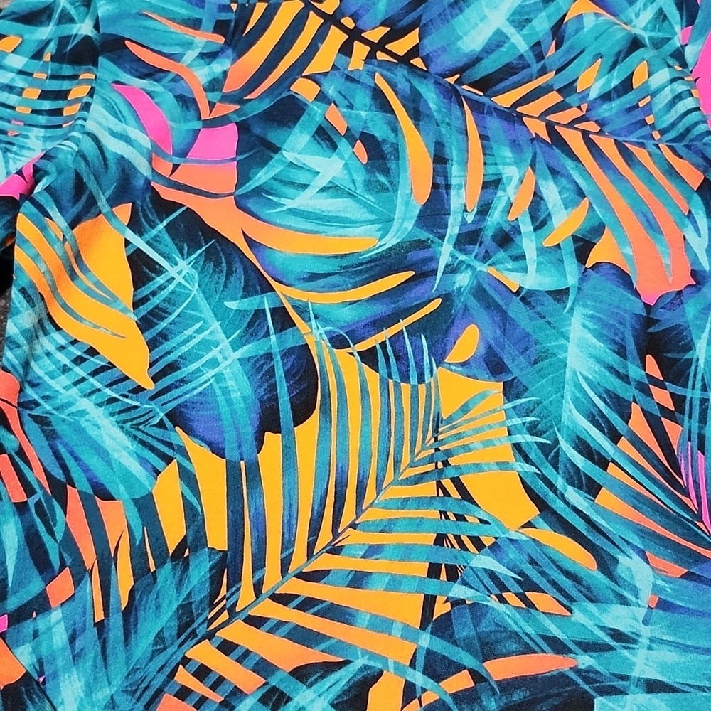 VS PINK 2018 CAMPUS FIT FULL-ZIP NEON TROPICAL PRINT HOODIE SWEATSHIRT J… - Picture 12 of 14